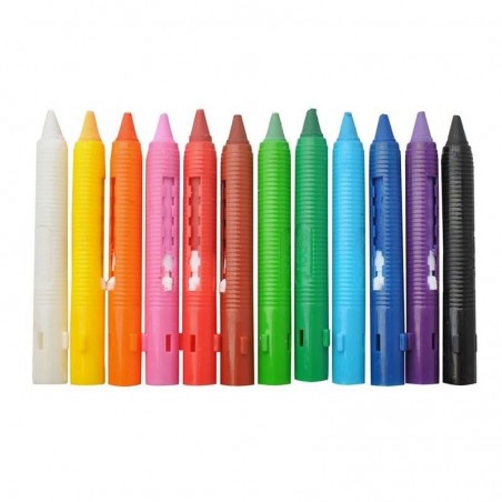 Set pictura pe fata copii, 12 culori make-up petrecere, cutie depozitare