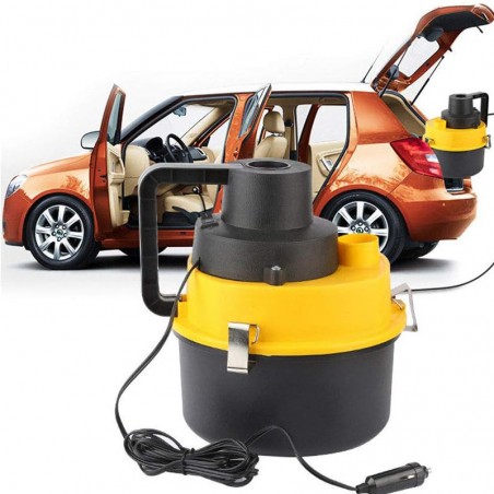 Aspirator portabil auto, Vacuum Cleaner 120W, 4 accesorii incluse, alimentare bricheta auto 12V