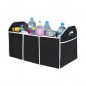 Organizator pliabil pentru portbagaj auto, 3 compartimente,  55x32x32 cm