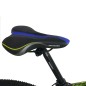 Bicicleta Mountain Bike 26 inch, cadru otel, frane pe disc, 21 viteze Shimano, albastru-galben, Tornado Phoenix, RESIGILAT