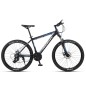 Bicicleta MTB de 26 inch, 21 viteze Shimano, jante aluminiu, frane disc, Phoenix, negru-albastru, RESIGILAT