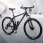 Bicicleta MTB de 26 inch, 21 viteze Shimano, jante aluminiu, frane disc, Phoenix, negru-albastru, RESIGILAT