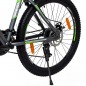 Bicicleta Mountain Bike, roti 26 inch, cadru aluminiu, 21 viteze, frane mecanice pe disc, verde, RESIGILAT