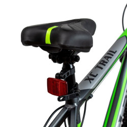 Bicicleta Mountain Bike, roti 26 inch, cadru aluminiu, 21 viteze, frane mecanice pe disc, verde