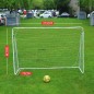 Poarta de fotbal pentru copii, cu plasa, 213x150x75 cm, cadru otel