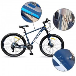 Bicicleta MTB  27.5 inch, 27 viteze, frane hidraulice, cadru aluminiu, Genio, RESIGILAT