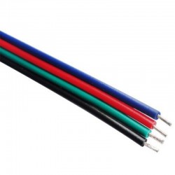 Cablu alimentare banda LED RGB, 4x0.35 mm, rola lungime 100 m