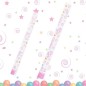 Confetti Gender Reveal, baby girl, tun 60 cm, roz