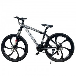 Bicicleta MTB 26 inch, Shimano 21 viteze, frane pe disc, cadru din otel, Tornado, Black, RESIGILAT
