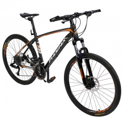 Bicicleta MTB Phoenix, roti 26 inch, 27 viteze S-RIDE, frane pe disc, suspensii