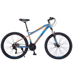 Bicicleta Mountain Bike 26", cadru otel, 21 viteze, schimbator Shimano, suspensii pe furca, frana disc, PHOENIX