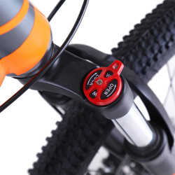 Bicicleta Mountain Bike 26", cadru otel, 21 viteze, schimbator Shimano, suspensii pe furca, frana disc, PHOENIX