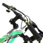 Bicicleta MTB hardtail 26 inch, Shimano 21 viteze, cadru otel, portocaliu-verde, Tornado Phoenix, RESIGILAT