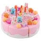 Tort aniversar de jucarie, 75 piese, efecte sonore, prindere velcro, 15x8cm Tort aniversar de jucarie, 75 piese, efecte sonore, prindere velcro, 15x8cm