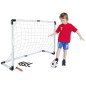 Set Joc fotbal copii, poarta cu plasa, minge, pompa, 120x40x80 cm