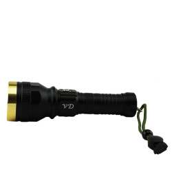 Lanterna LED SMD super lumios, reincarcabila 8800 mAh, raza 500 m, 3 moduri iluminare, incarcator auto, aluminiu