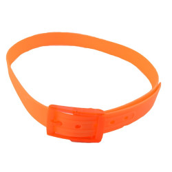 Curea fluorescenta silicon extra flexibil portocaliu