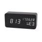 Ceas digital LED, ora, data, temperatura, alarma, alimentare duala, MDF Ceas digital LED, ora, data, temperatura, alarma, alimentare duala, MDF