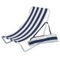 Sezlong pliabil, forma scaun, husa depozitare, cadru otel, 46 x 59 x 98 cm