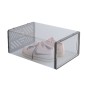 Cutie depozitare incaltaminte, inchidere cu capac, transparenta, 33.5 x 23 x 14 cm, material plastic Cutie depozitare incaltaminte, inchidere cu capac, transparenta, 33.5 x 23 x 14 cm, material plastic
