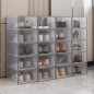 Cutie depozitare incaltaminte, inchidere cu capac, transparenta, 33.5 x 23 x 14 cm, material plastic Cutie depozitare incaltaminte, inchidere cu capac, transparenta, 33.5 x 23 x 14 cm, material plastic