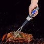 Termometru digital pentru carne, functie dubla, afisaj LED, sonda, otel inoxidabil, 34 cm Termometru digital pentru carne, functie dubla, afisaj LED, sonda, otel inoxidabil, 34 cm