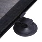Set 2 parasolare auto retractabile, 40 x 45 cm, negru