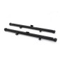 Set 2 parasolare auto retractabile, 40 x 45 cm, negru