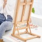 Sevalet pictura, lemn, reglare inaltime si unghi inclinare, 27x81 cm Sevalet pictura, lemn, reglare inaltime si unghi inclinare, 27x81 cm