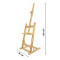 Sevalet pictura, pliabil, inaltime ajustabila maxim 105 cm, lemn