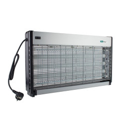 Aparat antiinsecte profesional UV 3x20W, raza 350 mp, antitantari, grilaj metalic, argintiu, ProCart®