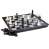 Joc sah magnetic, 32 piese, tabla de joc 32x32 cm