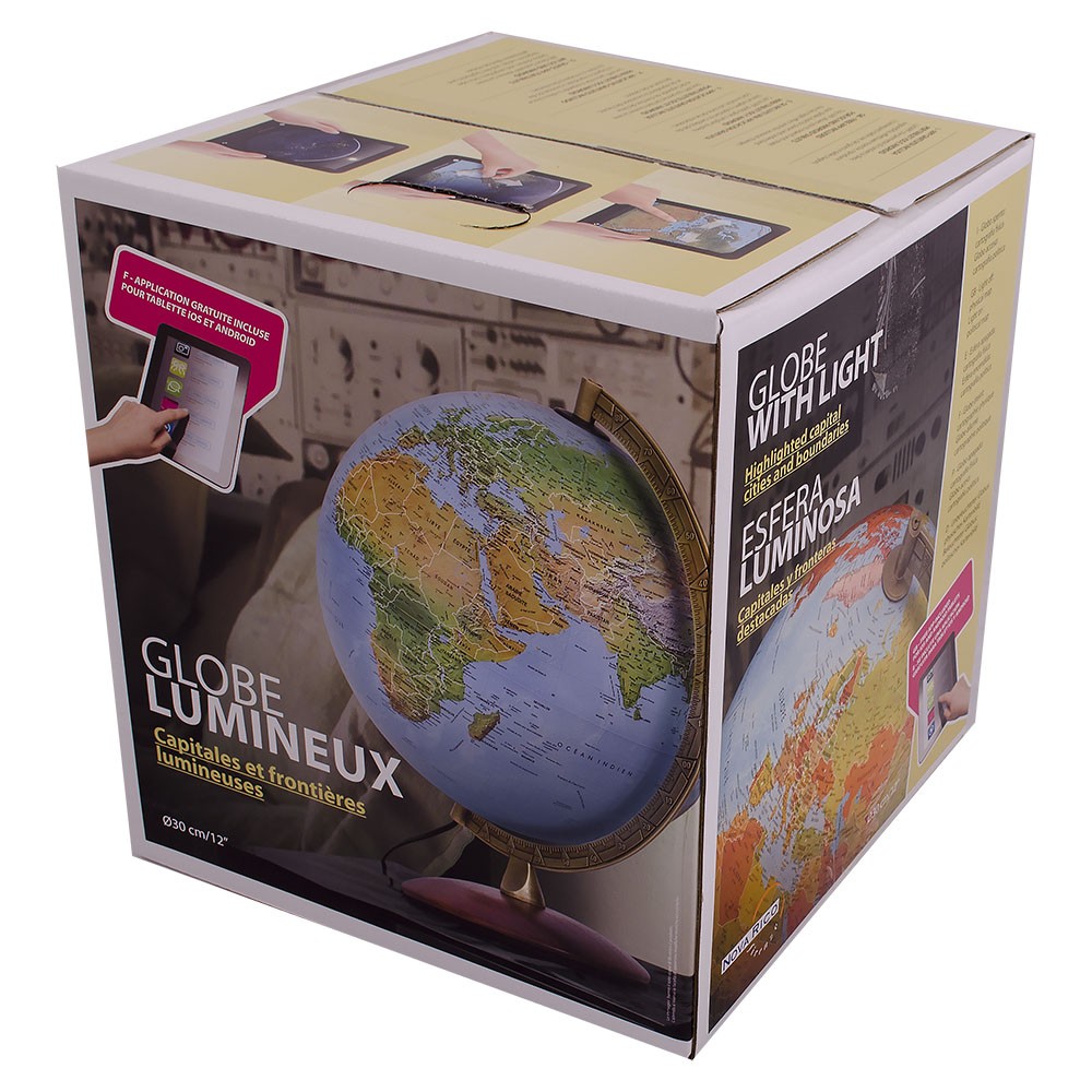 Nova Rico - Relief Globe 30 Cm Illuminated With Magnifier - TopToy - View #9