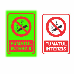 Semn fosforescent Fumatul Interzis