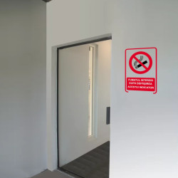 Semn fosforescent Fumatul Oprit