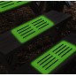 Pres antiderapant fosforescent, glow in the dark, din silicon, 39 x 17.8 cm