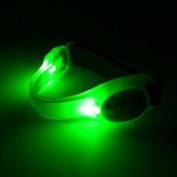Bratara luminoasa cu LED si insertie reflectorizanta