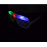 Ochelari Shutter cu 3 LED-uri colorate pentru petreceri