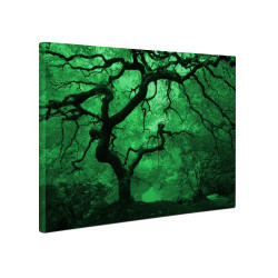 Tablou canvas fosforescent Artar alb-negru