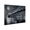 Tablou canvas fosforescent Brooklin Bridge, 60x40 cm