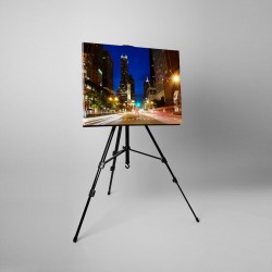 Tablou canvas fosforescent Night in Chicago, 60x40 cm