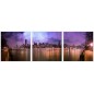 Set tablou fosforescent Manhattan noaptea   
