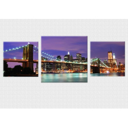 Set tablou fosforescent New York 