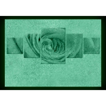 Set tablou fosforescent Trandafir culoarea piersicii 