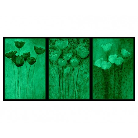 Set tablou 3 piese fosforescent Trei culori 
