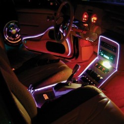 exegesis board Giving Fir cu lumina ambientala pentru auto, neon ambiental flexibil 3,2 mm
