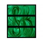 Set tablou fosforescent albastru muzical