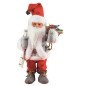 Figurina Mos Craciun ce danseaza si canta, inaltime 30 cm