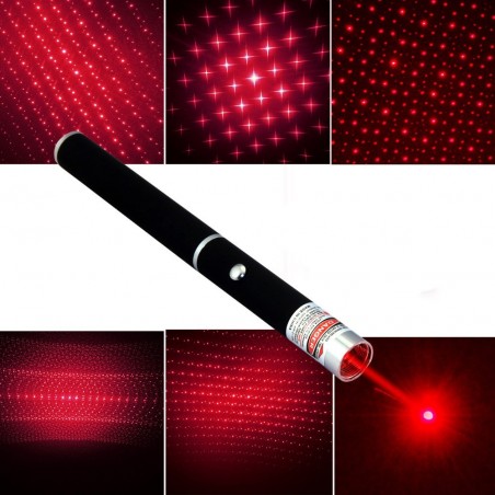 Laser pointer rosu, putere mare 100mW, forma stilou