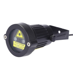 Proiector laser exterior IP44, cu telecomanda, joc de lumini verzi si rosii
